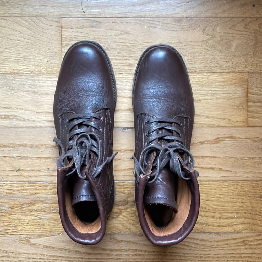 Frye laced up ankle boots